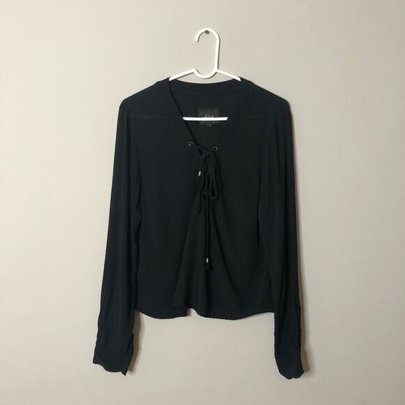 Rails | grace lace-up top - Picture 1 of 3